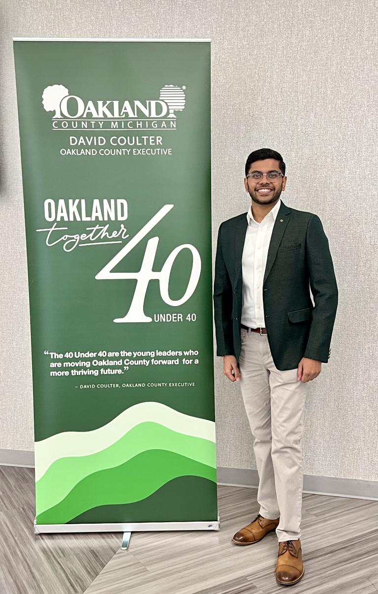 Hemanth Tadepalli Named to Oakland County’s 40 Under 40