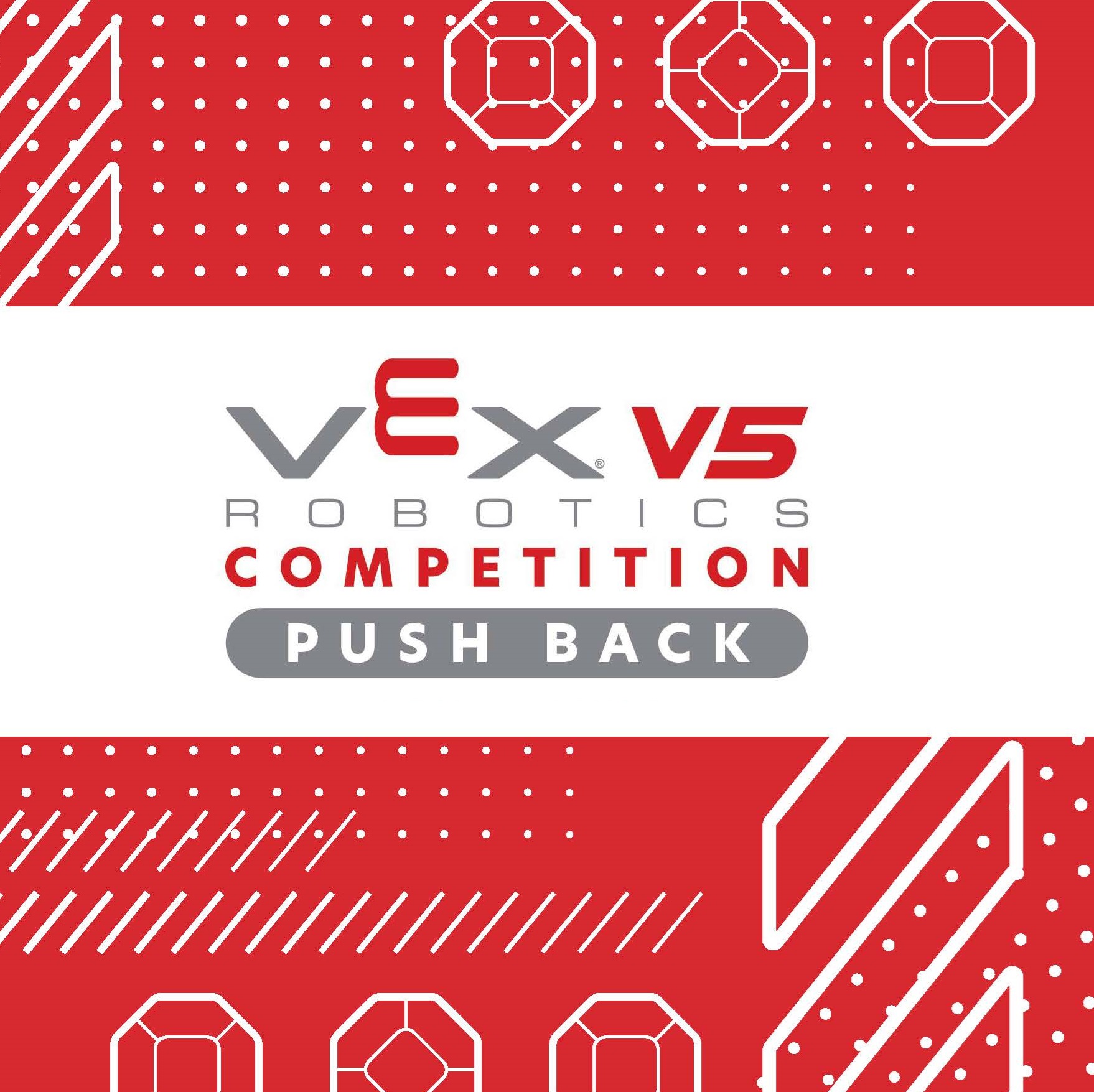 The 2025 VEX Push Back logo