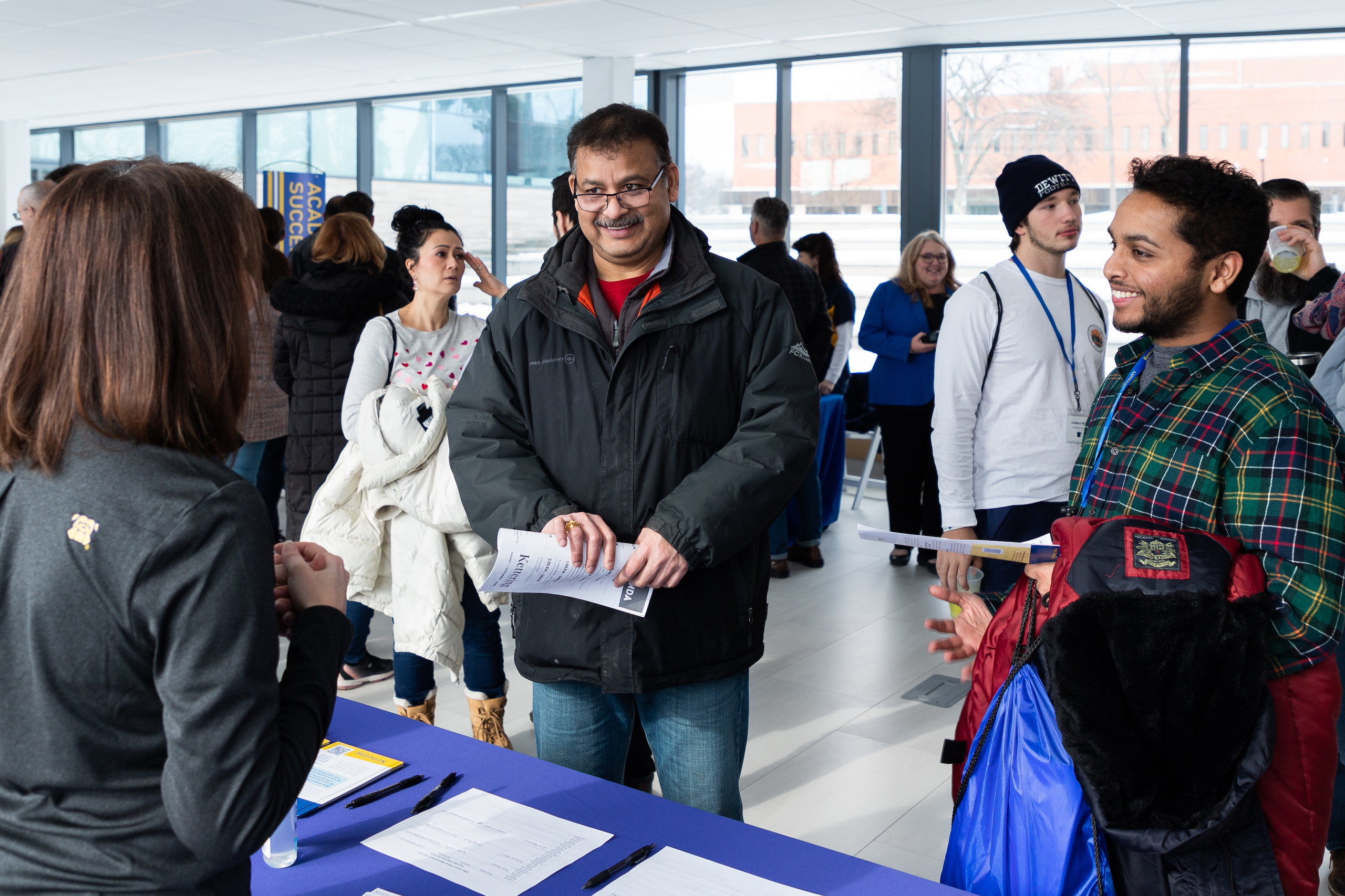 Students at Admitted Student Day