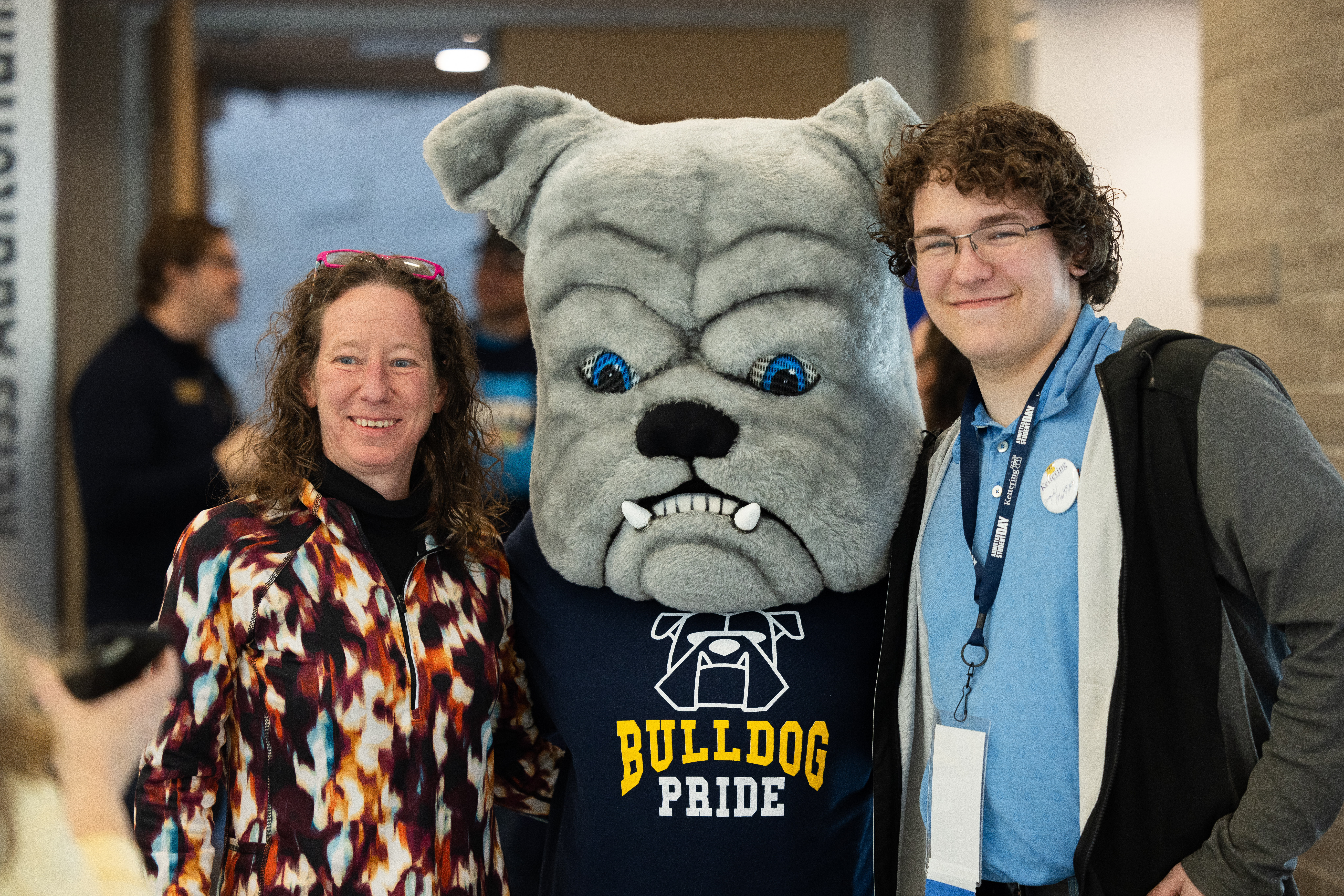 parent and student at Kettering event