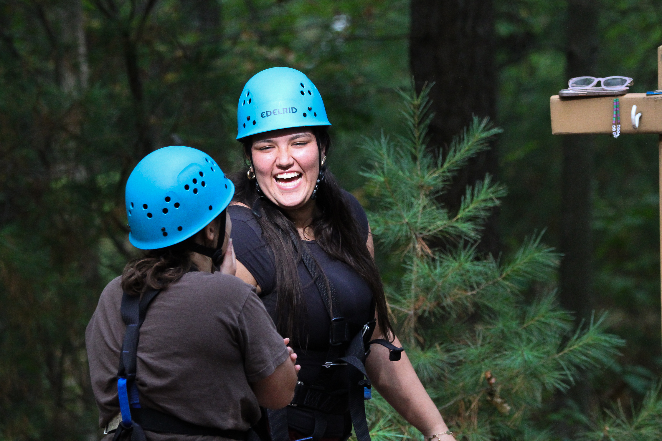 students at camp compass