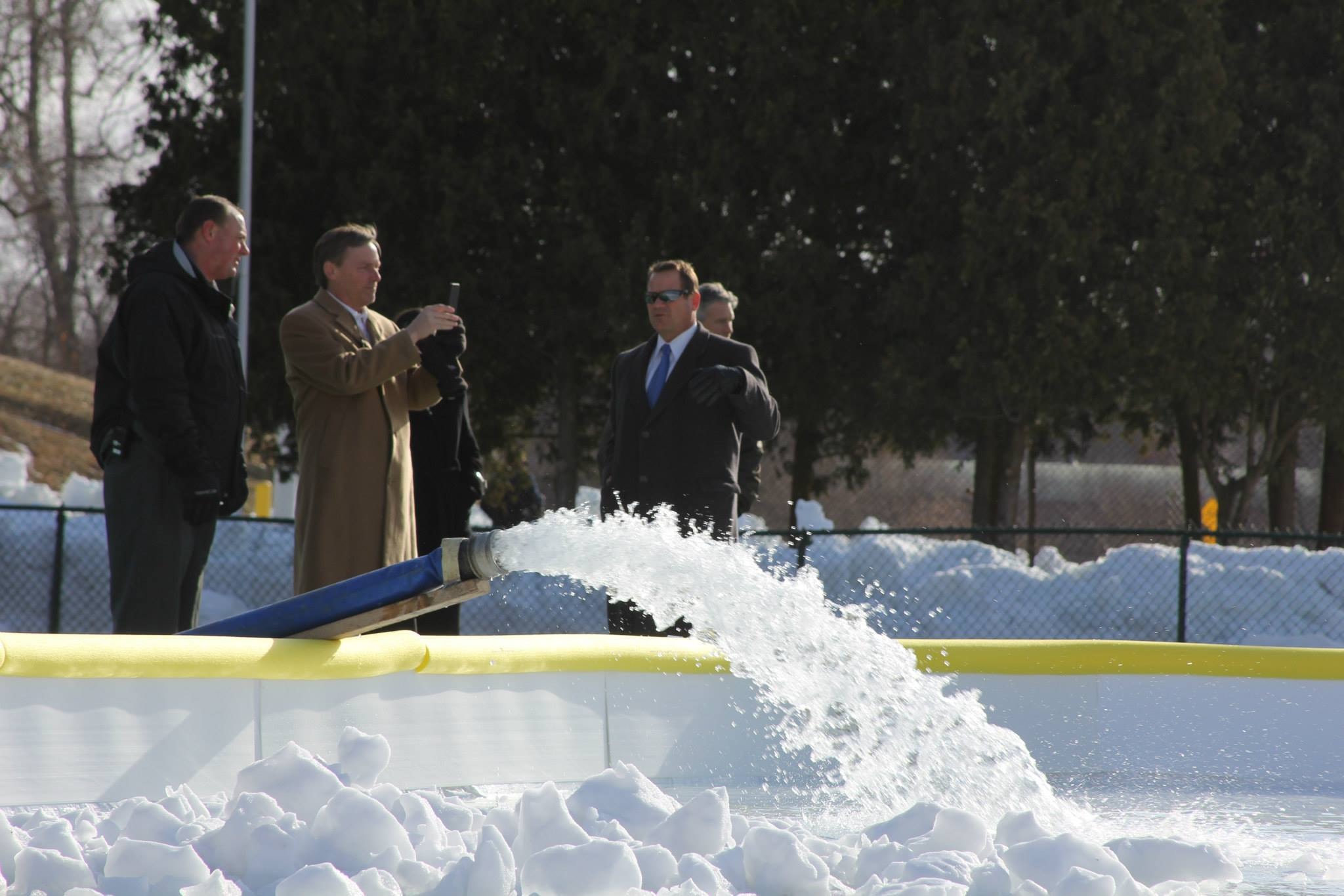 Kettering University Unveils Ice Rink at Atwood Stadium