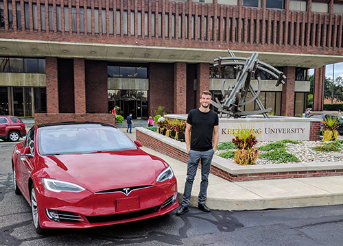 Kettering University student learns many life, professional lessons during co-op at Tesla
