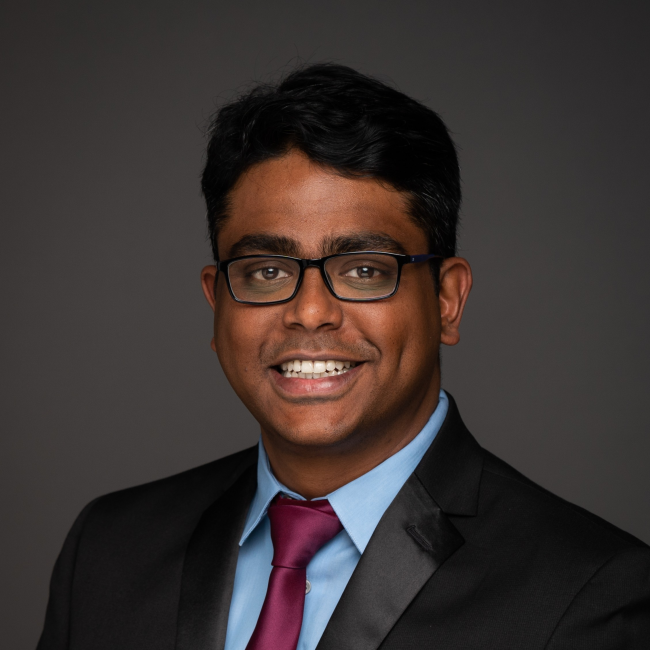 Portrait of Associate Professor Abishek Balsamy Kamaraj 