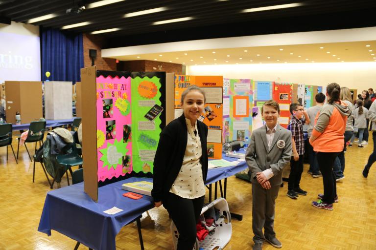 Students showcase their inventions at Kettering University.