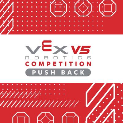 The 2025 VEX Push Back logo