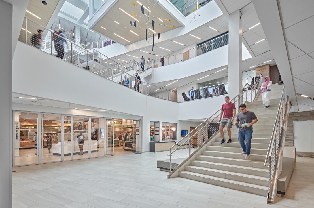 Battenburg cafe inside the Learning Commons