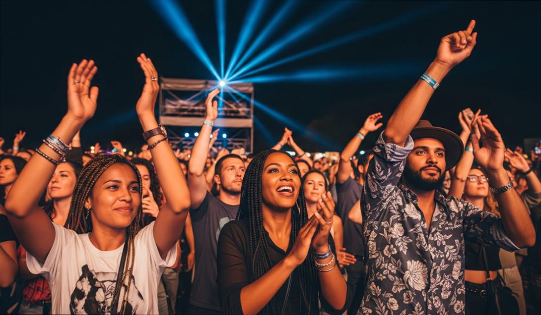 people enjoying an outdoor concert